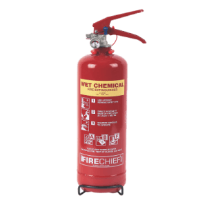 Wet Chemical Fire Extinguisher on transparent background