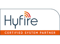 Hyfire certified system partner logo
