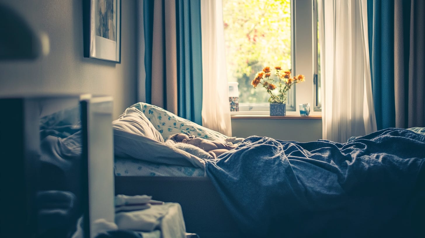 Latest Updates to Fire Detection Standards BS 5839-1:2025 - image shows a patient in a care home bed