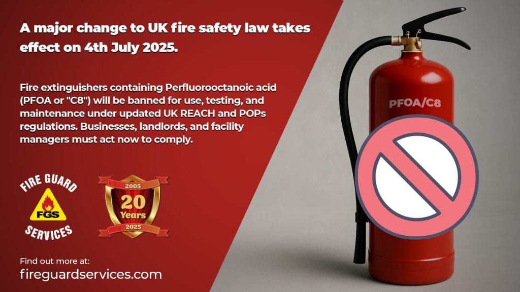 UK Fire Extinguisher Ban