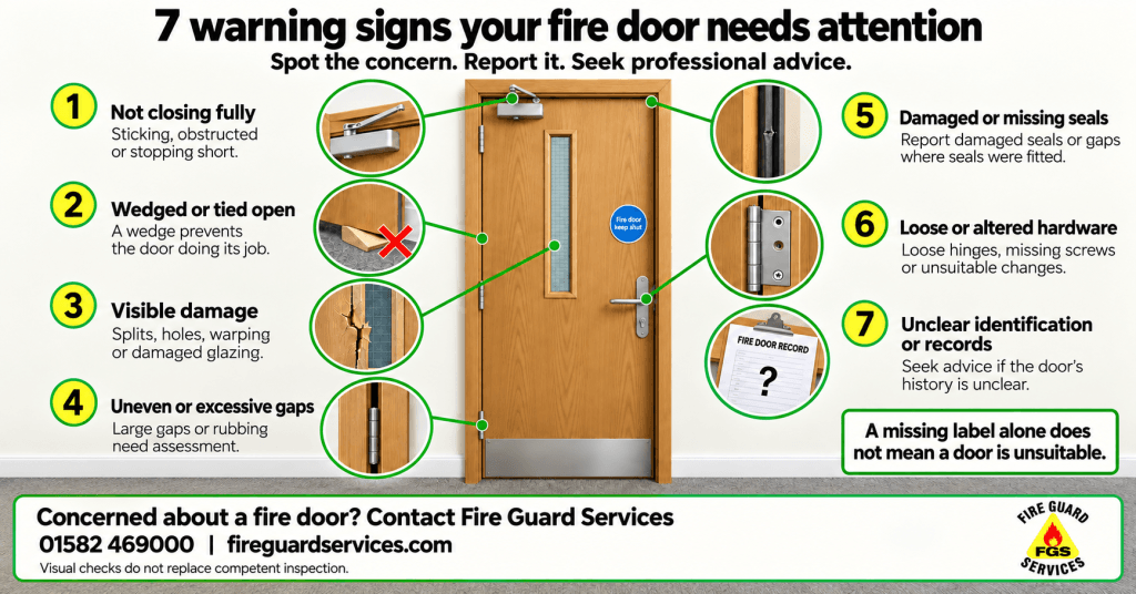 7 signs that a fire door needs professional attention