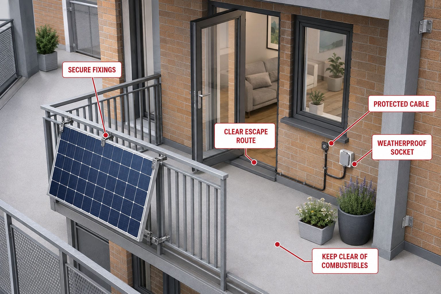 Plugin Solar Panels Fire Safety graphic